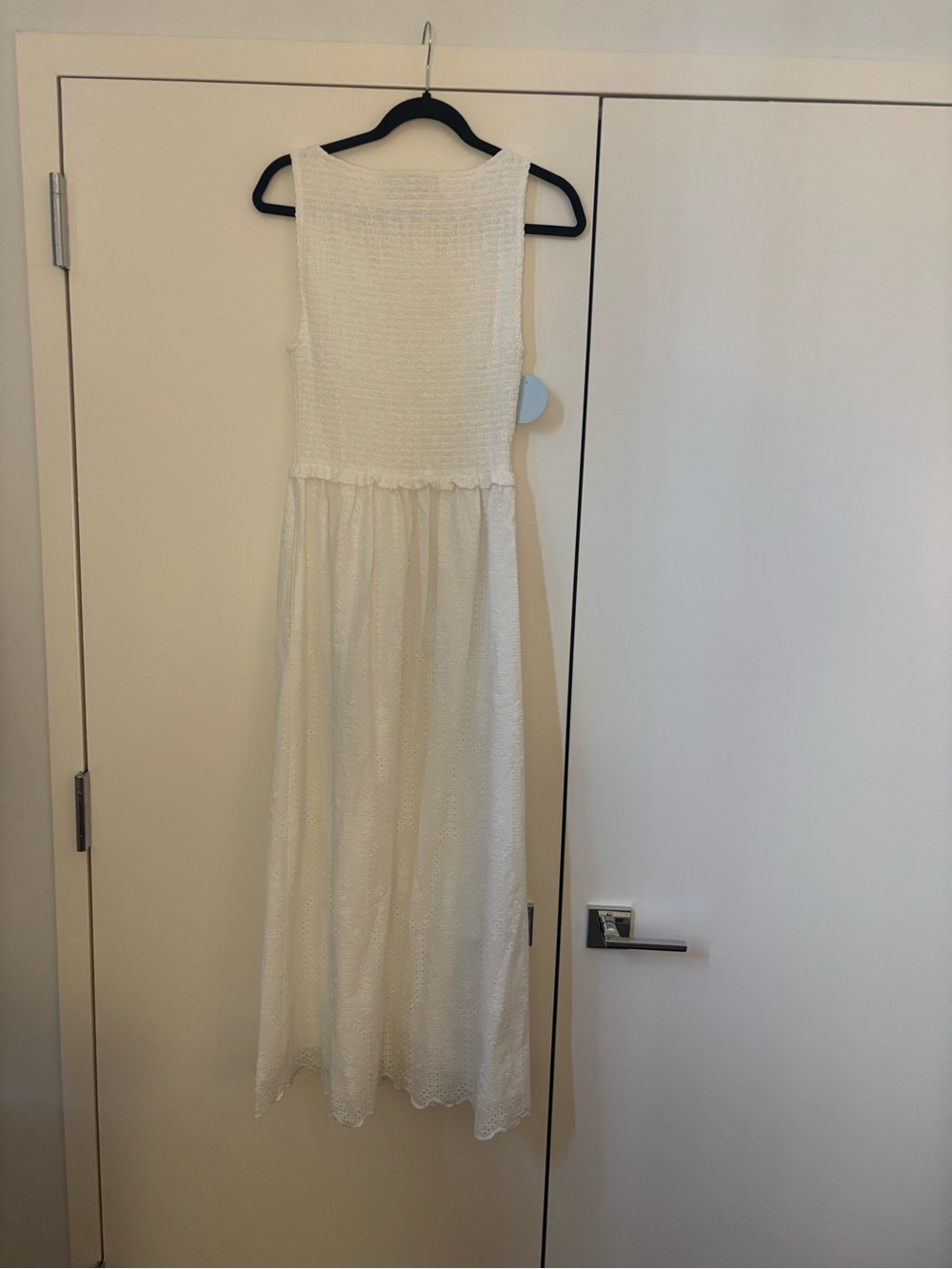 Brand New Hill House Christina Broderie Eyelet Ivory Nap Dress Size Small